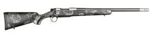 Christensen Arms 8010631801 Ridgeline FFT 7mm PRC 3+1 24" Carbon Fiber Threaded Barrel, Stainless Steel Drilled & Tapped Receiver, Carbon w/Gray Accents Sporter FFT Carbon Fiber Stock