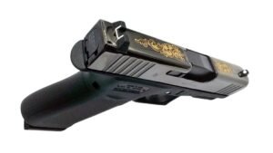 GLOCK 43X 9MM POLISHED BLACK/GOLD PVD 10RD UX4350201FRBLKGLDPVD