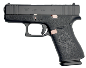 GLOCK 43X BLACK ROSE 9MM 10RD UX4350204NBLKR