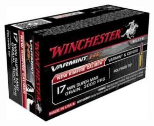 WINCHESTER VARMINT HV 17 WSM - 25GR V-MAX 50RD 10BX/CS