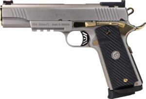 GIRSAN 1911 NEGOTIATOR TALO - 38 SUPER 5" 9RD TITANIUM/GOLD