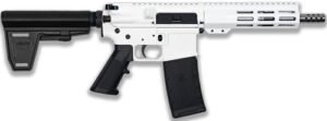 GLFA AR15 PISTOL W/BRACE 223 - WYLDE 7.5" SS BARREL WHITE
