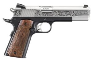 SR1911 .45 ACP 5" Engrvd SS/Wood (2) 8-rd