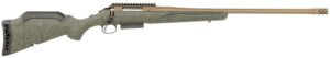 Ruger 46935 American Predator Gen II Full Size 450 Bushmaster 3+1 22" Burnt Bronze Cerakote Threaded Barrel, Picatinny Rail Steel Receiver, Green Splatter Adjustable Synthetic Stock