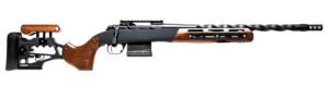 Iota Outdoors RF030L221810F99 Venatic Max 22 Creedmoor 5+1 18"  Nano Flat Black Fluted Threaded Barrel, Black DLC Aluminum Receiver w/Picatinny Rail, Woox Furiosa Aluminum/Wood Stock, Right Hand
