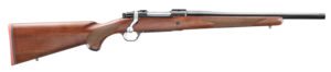 Ruger 67103 Hawkeye Hunter 358 Win 4+1 16.60" Satin Blued Threaded Barrel, Satin Blued Steel Receiver w/Integral Scope Mount, American Walnut Fixed Stock, Right Hand