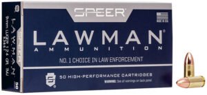 Speer 53651 Lawman  9mmLuger 124gr Total Metal Jacket 50 Per Box/20 Case