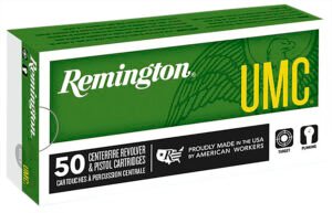 Remington Ammunition 23732 UMC  9mmLuger 147gr Full Metal Jacket 50 Per Box/10 Case