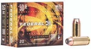 Federal F50AEFS1 Fusion Handgun 50AE 300gr Fusion Soft Point 20 Per Box/10 Case